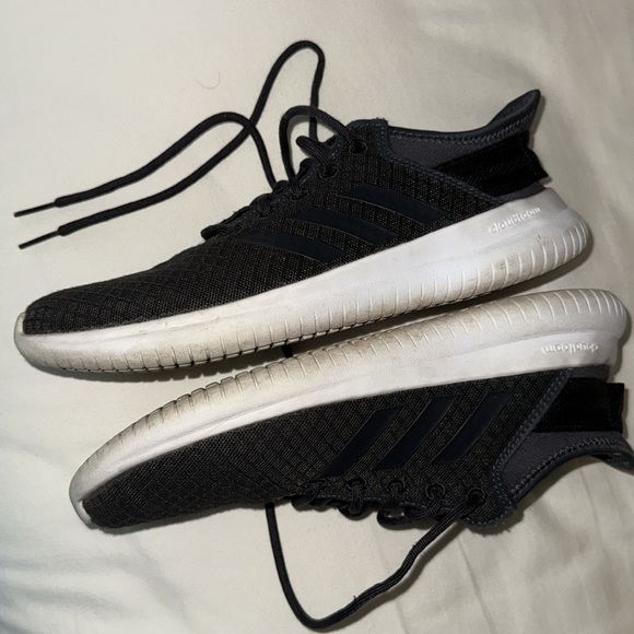 Adidas Black Cloudfoam Sneakers size 8.5 - Picture 3 of 13